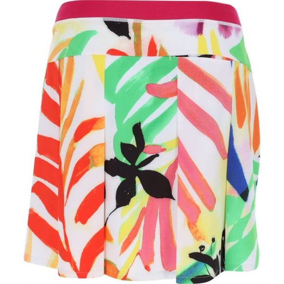 NWT RLX Ralph Lauren Women's Aim Skort Performance Skirt Abstract Palms - Picture 2 of 8